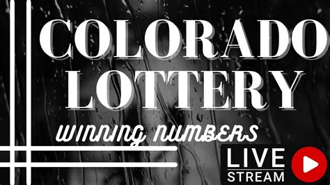colorado lottery cash 5 numbers|Cash 5 Drawing for Tuesday, 8/27/24 .